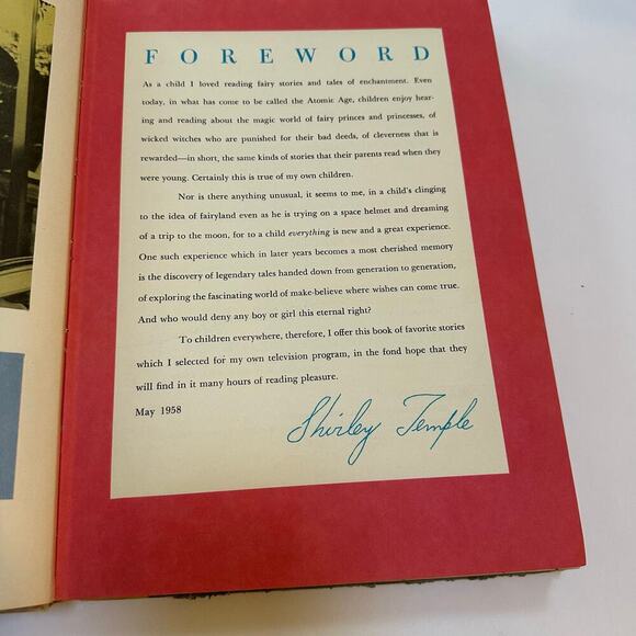 Shirley Temple's Storybook 1st Printing 1958 Fairytale Story Random House - Picture 4 of 9
